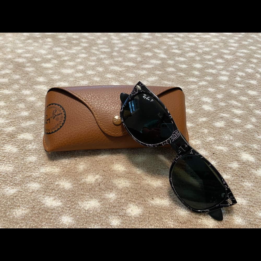 Ray Ban Math Themed Polarized Glasses